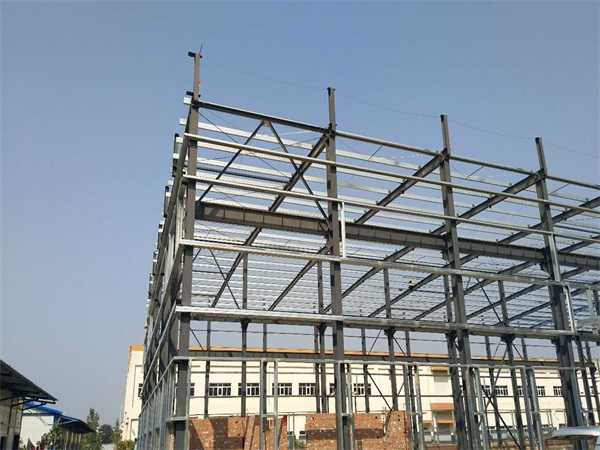 天津建筑钢结构 建筑钢结构价格 贵和鸿兴钢结构安装高清图片 高清大图